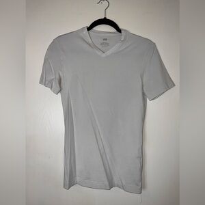 Basic White V-Neck